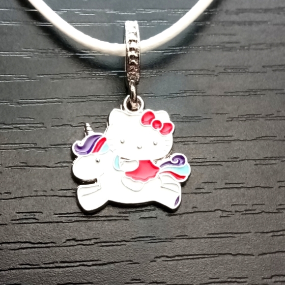Sanrio Jewelry - NEW Hello Kitty & Unicorn Corded 18" Necklace
